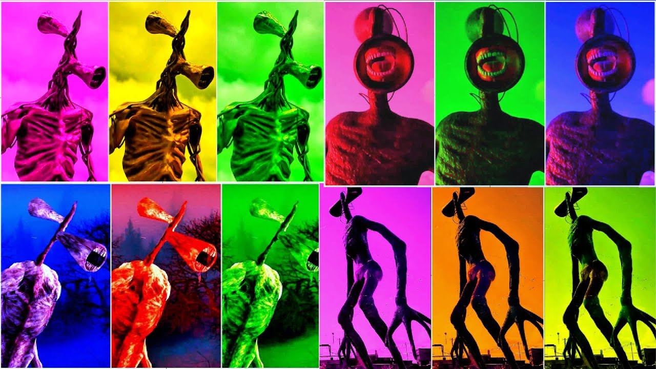Siren head megamix coffin dance meme song cover siren head mega colour battle coffin dance