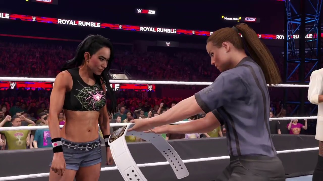 WWE 2k25 AJLee vs Becky Lynch for the Woman's IC Title