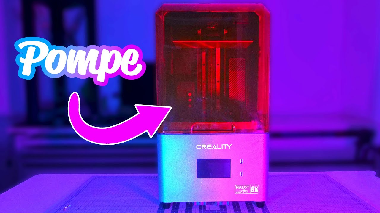 Creality Halot Mage Pro 8K ✨ Pompe & purificateur d'air intégré 🦾