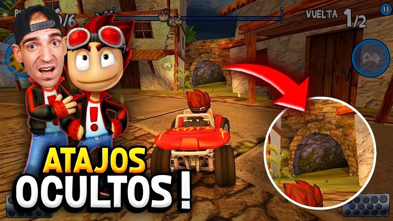 Encontré ATAJOS OCULTOS para GANAR en BEACH BUGGY RACING !!