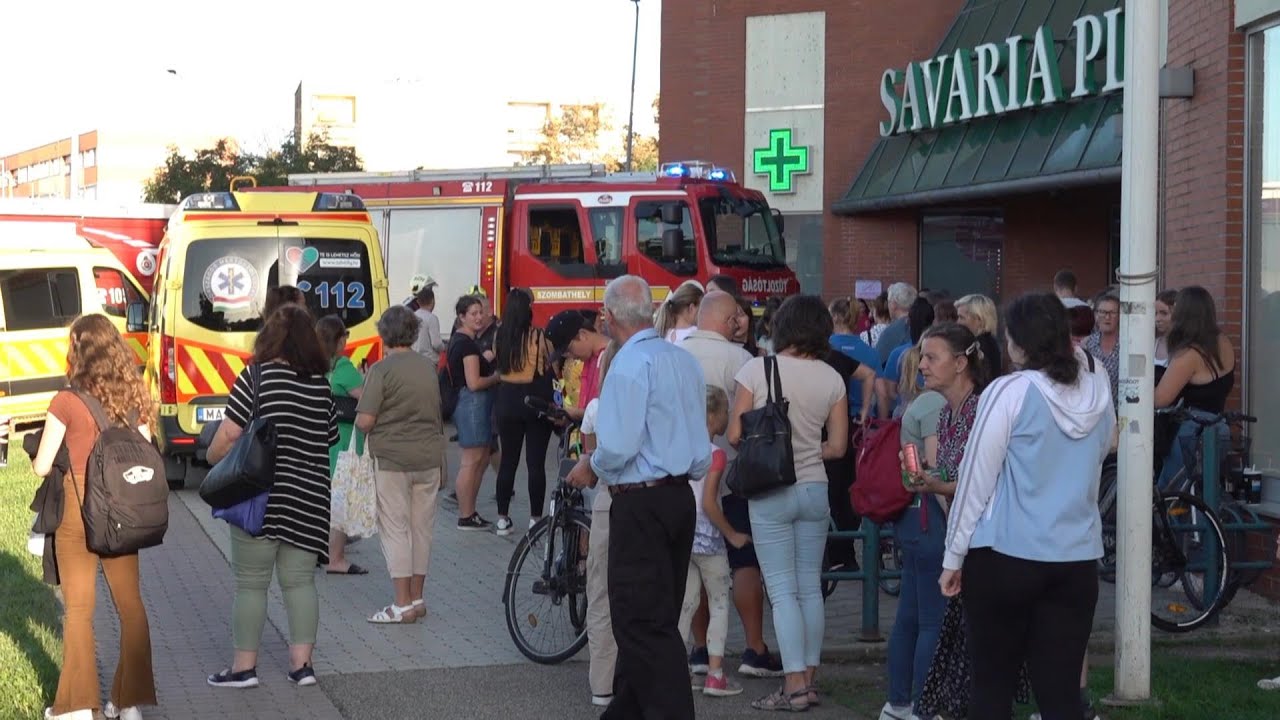 Tűz miatt kellett kiüríteni a szombathelyi plázát - bekapcsolt az automata oltóberendezés