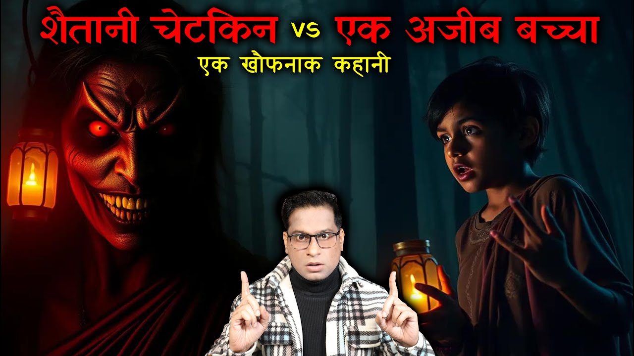 चेटकिन का मुक़ाबला एक अजीब बच्चे से हुआ 😱😱 | Chetkin Horror Story | Puneet Bhai