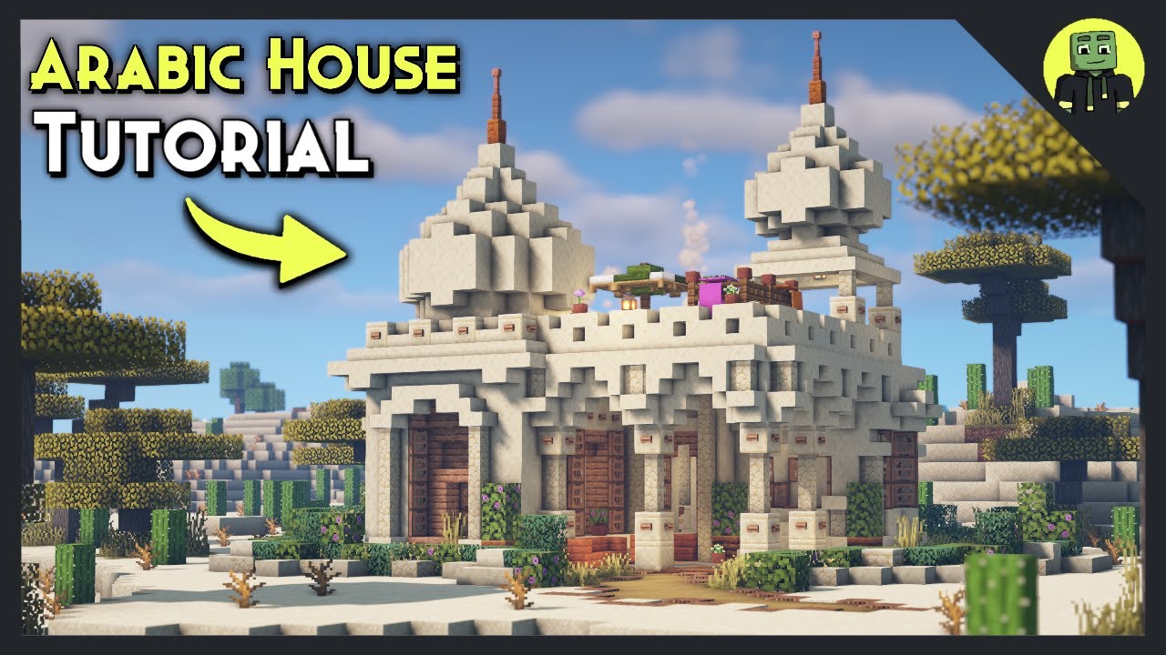 How to Build an Arabic House in Minecraft!!