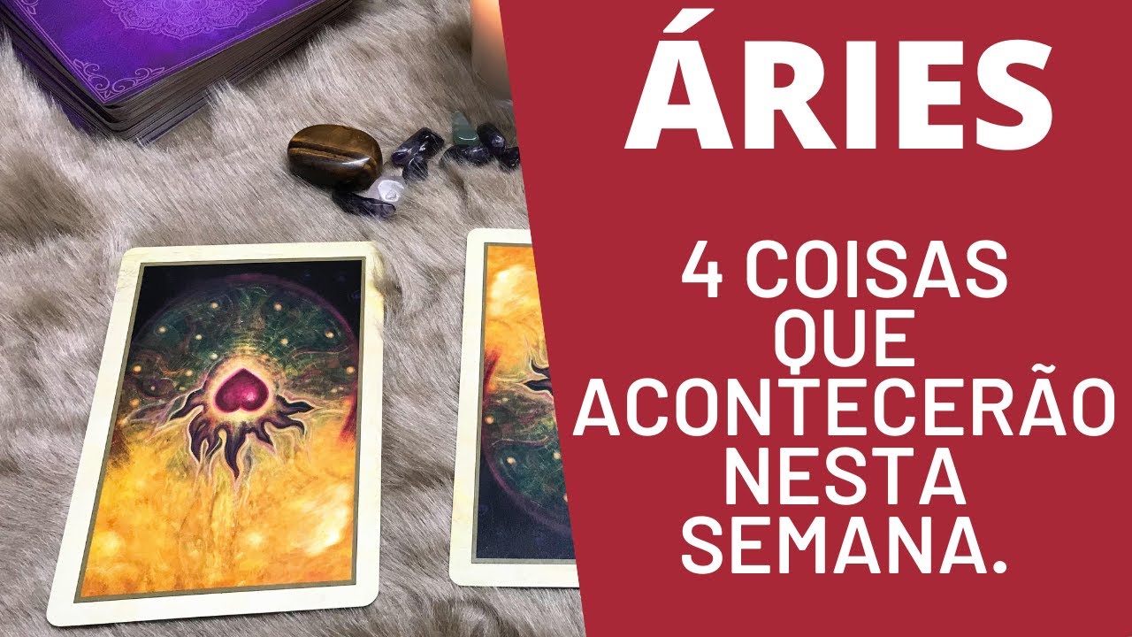 ÁRIES♈| 4 REVELAÇÕES PARA ESTA SEMANA! ( HORÓSCOPO/TAROT).