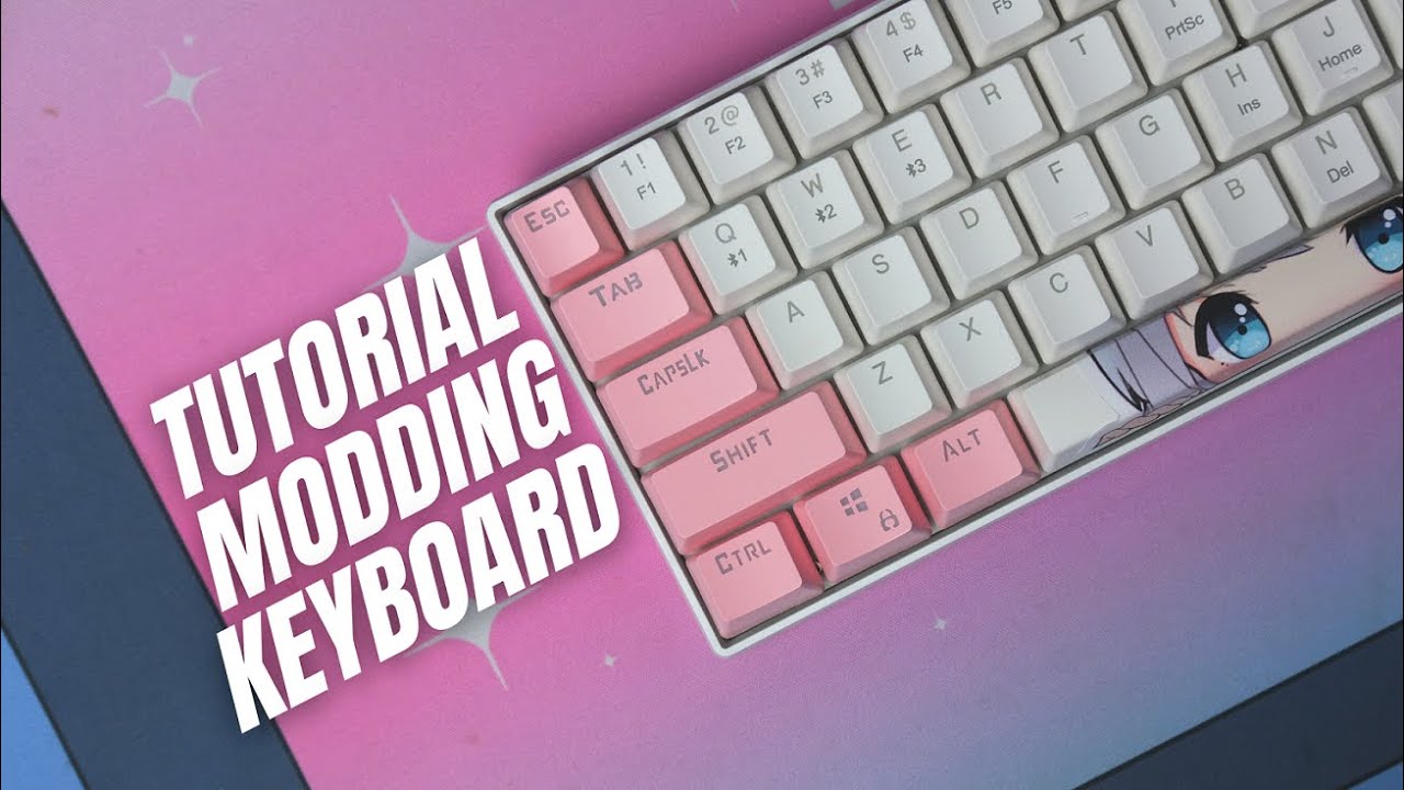 Tutorial Modding Mechanical Keyboard Semurah Mungkin! Bisa Thock? Ft Koodo Gecko X
