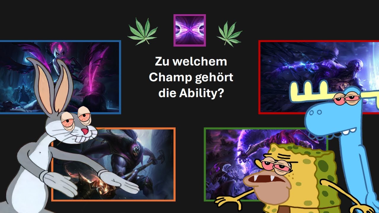 Gebackener Knecht der nie LoL gespielt hat, beantwortet selber erstellte Quizfragen zum Spiel.