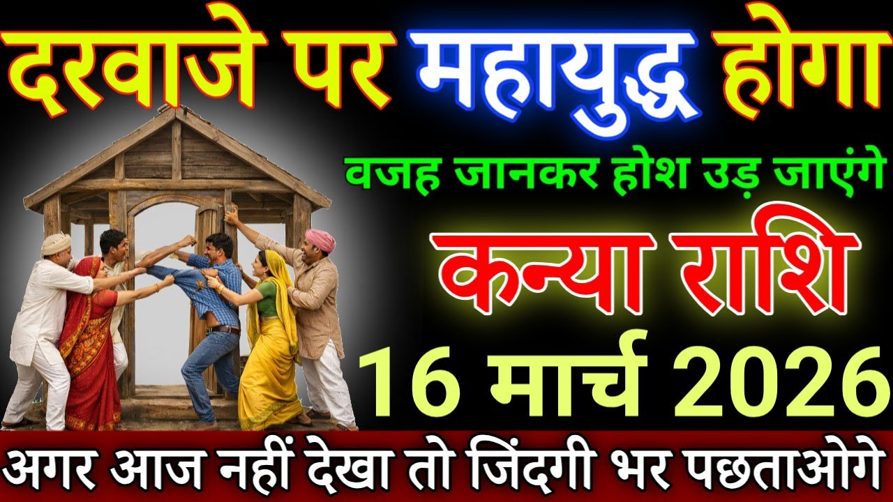 कन्या राशि दरवाजे पर महायुद्ध होगा 16 मार्च 2026 से पसीने छूटने लगेगे सुनकर/#kanyarashi 