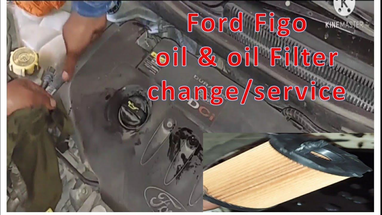 Ford Figo engine oil and Oil filter change/ Ford Figo service