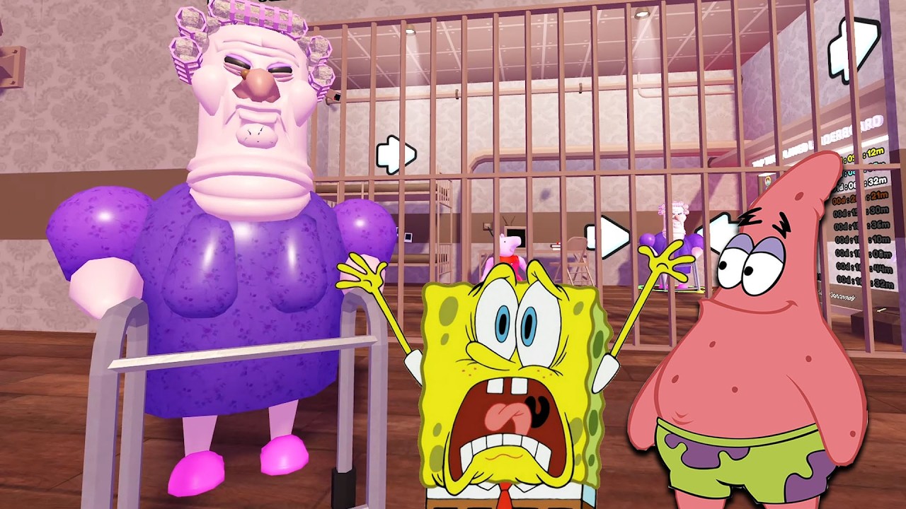 SpongeBob and Patrick - GRANDMA! roblox gameplay 2026