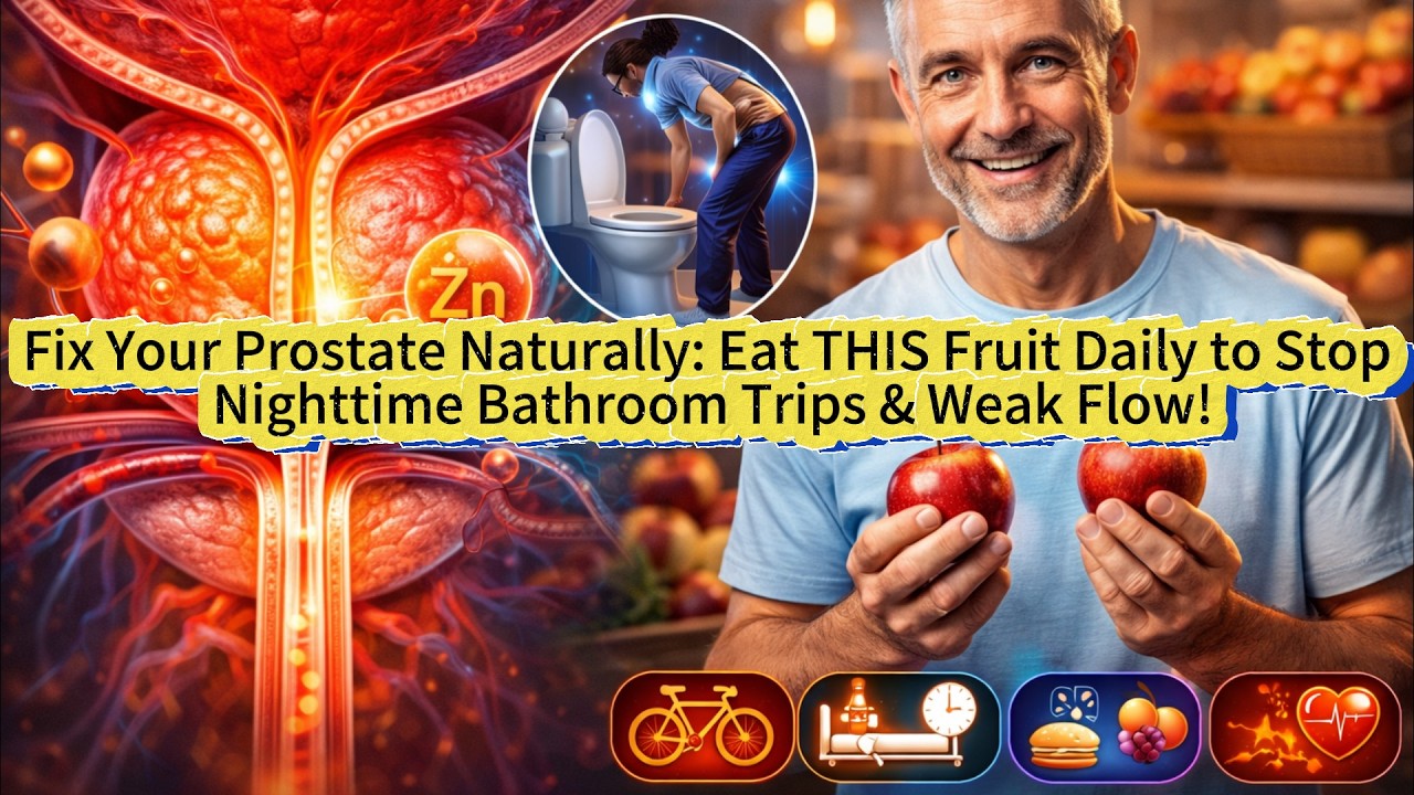 Fix Your Prostate Naturally: Eat THIS Fruit Daily to Stop Nighttime Bathroom Trips & Weak Flow!