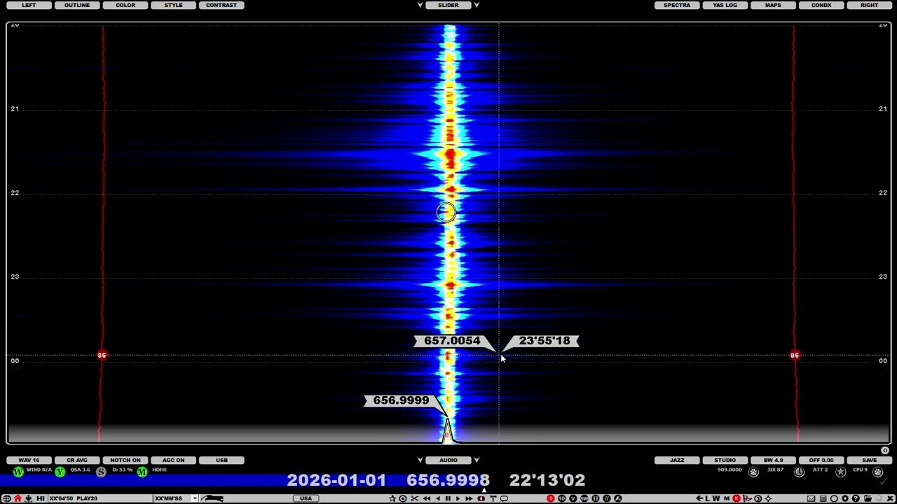 657 Radio Pulpit, Meyerton 2230 01-01-26 (50kW 9235km)