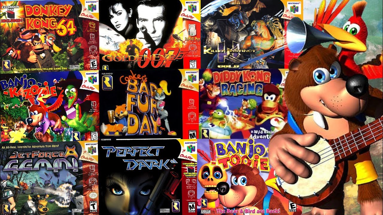 Рейтинг ВСЕХ игр RareWare N64 ОТ ХУДШЕГО К ЛУЧШЕМУ (11 лучших игр)