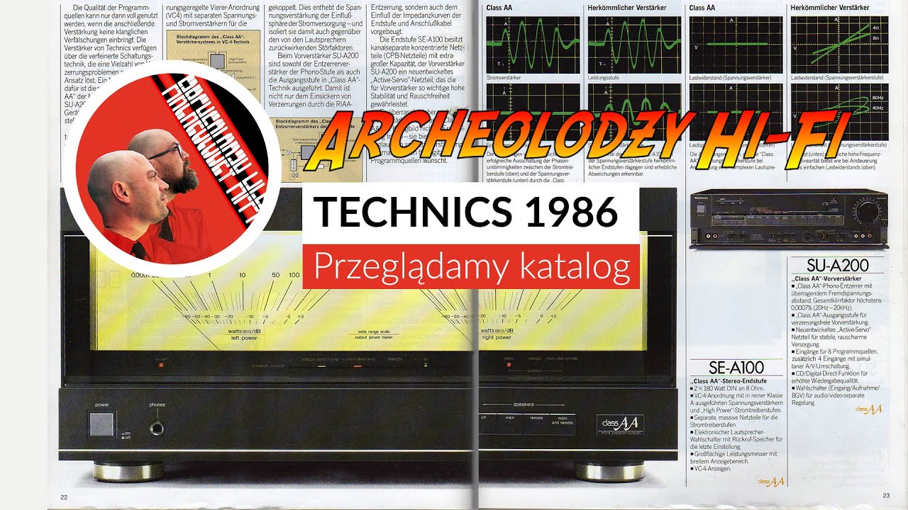 TECHNICS 1986  - przeglądamy katalog @archeolodzyhi-fi4158 #Hi-Fi odc. 145 #prl #hifi