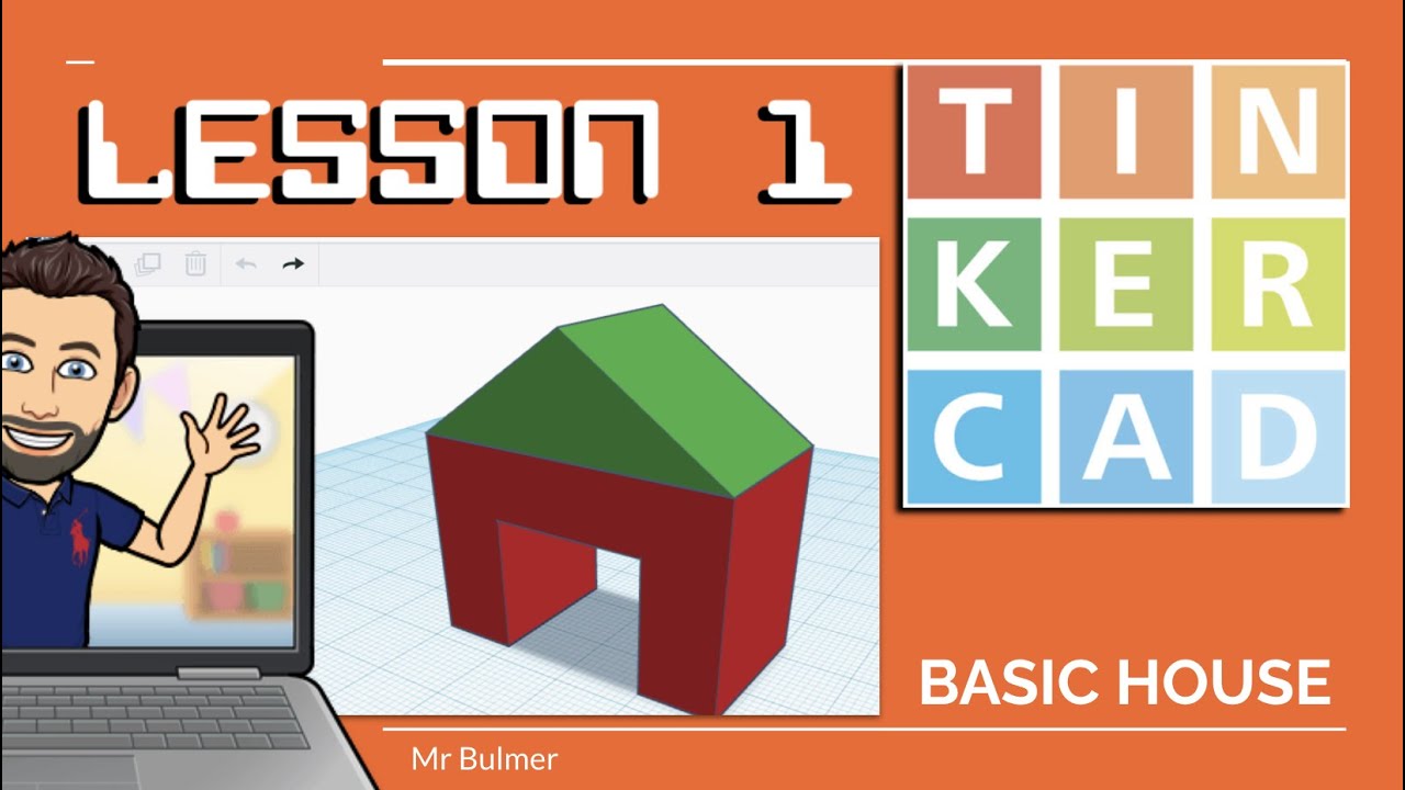 TINKERCAD - УРОК 1 - ВВЕДЕНИЕ (Базовый дом)