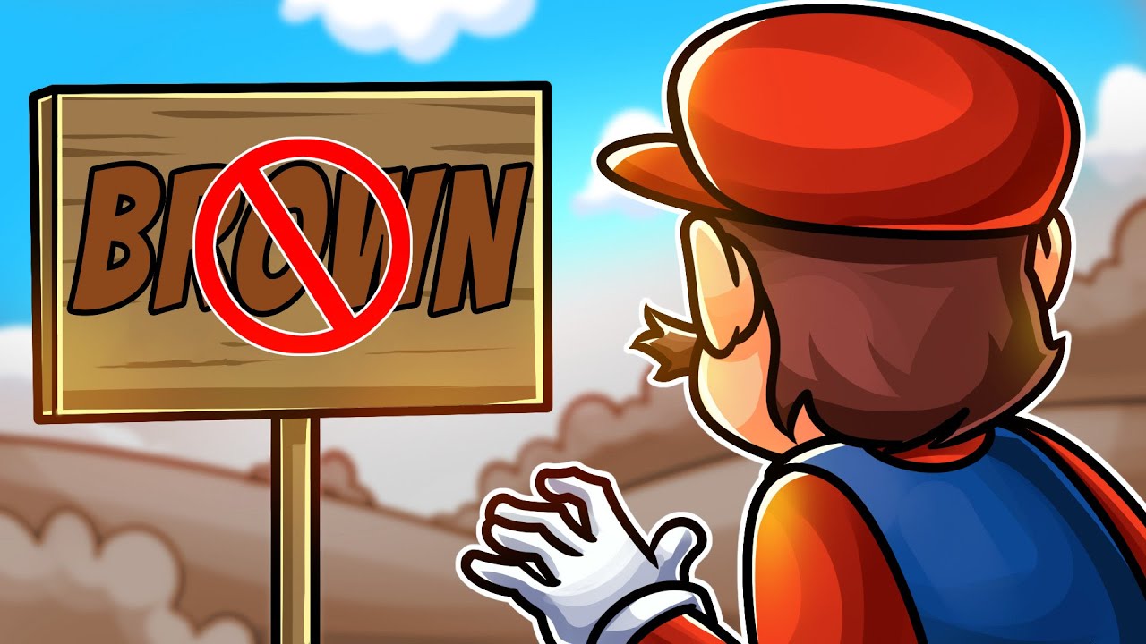 Every Mario Game but You Can't Touch BROWN