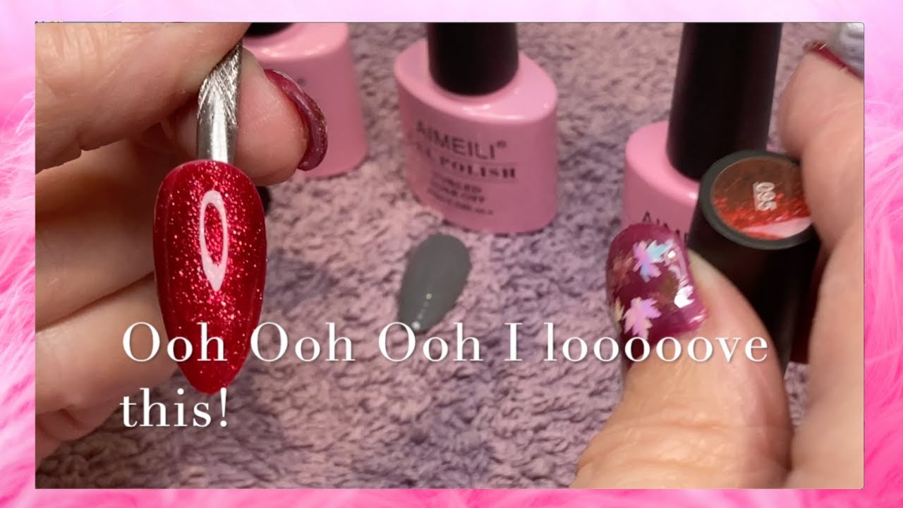 Aimeili Gel Polish Swatches | Nail Accessories Haul