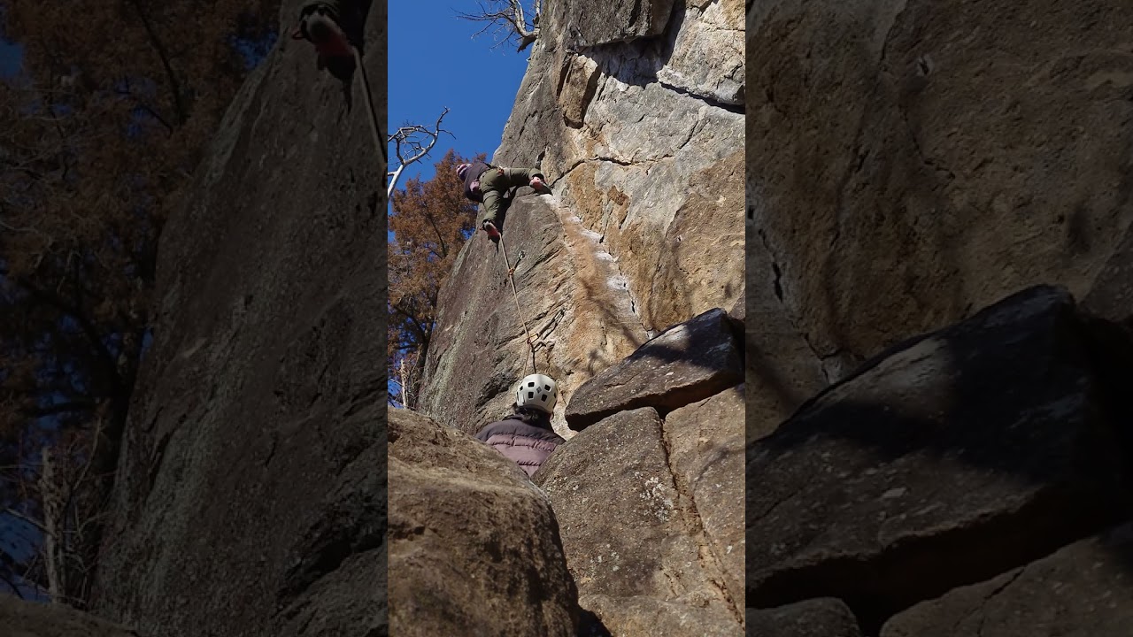 リードクライミング　兜山【山梨】大手門2階　てんとう虫のレクイエム　5.11c RP