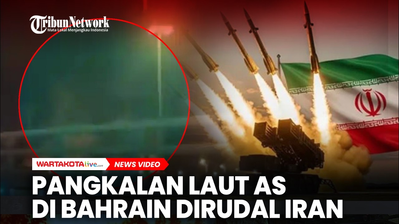 Pangkalan Laut AS di Bahrain Meledak Usai Diserang Rudal Iran