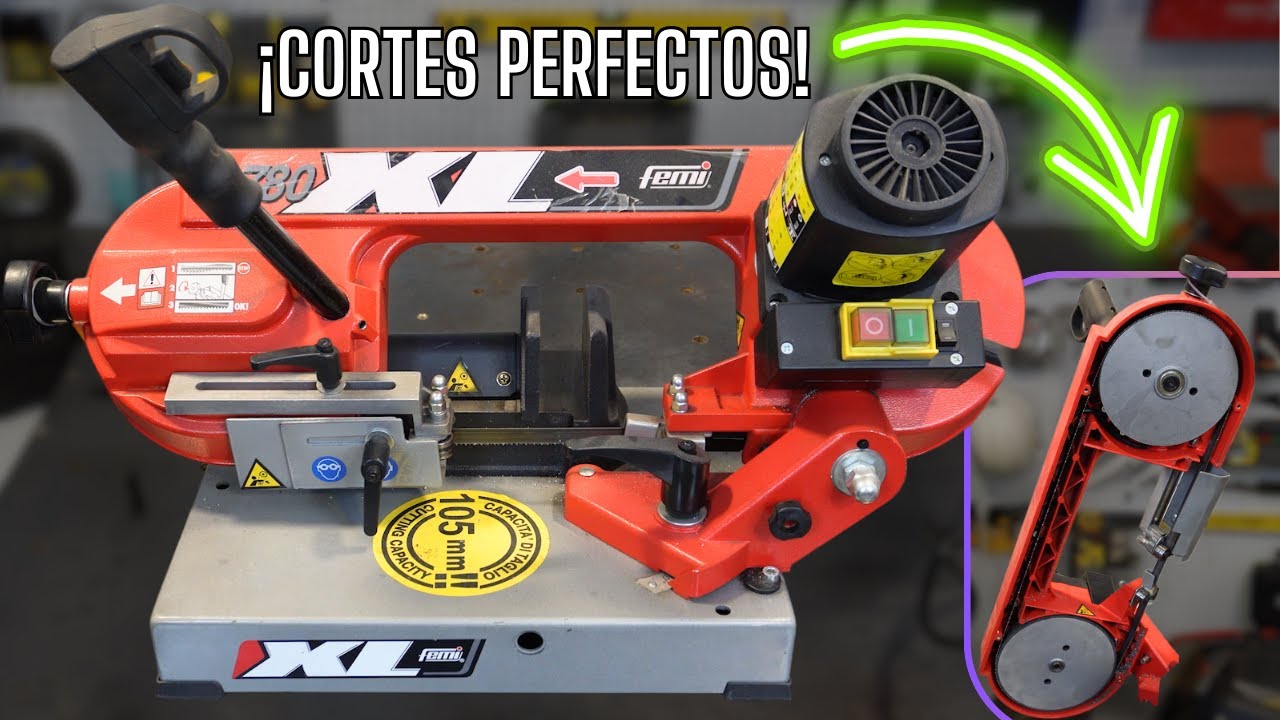 SIERRA DE CINTA FEMI - CAMBIO CINTA / MANTENIMIENTO / LIMPIEZA #mantenimiento #limpeza #maquinas