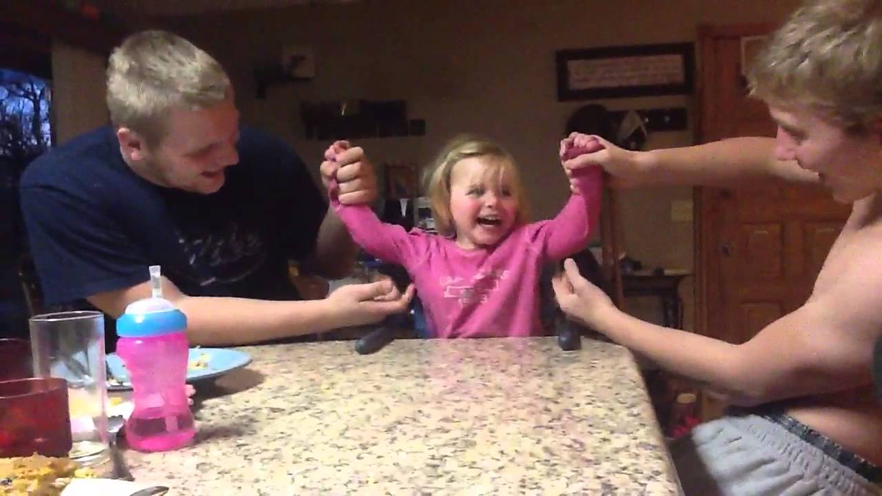 Tickling Baby sister