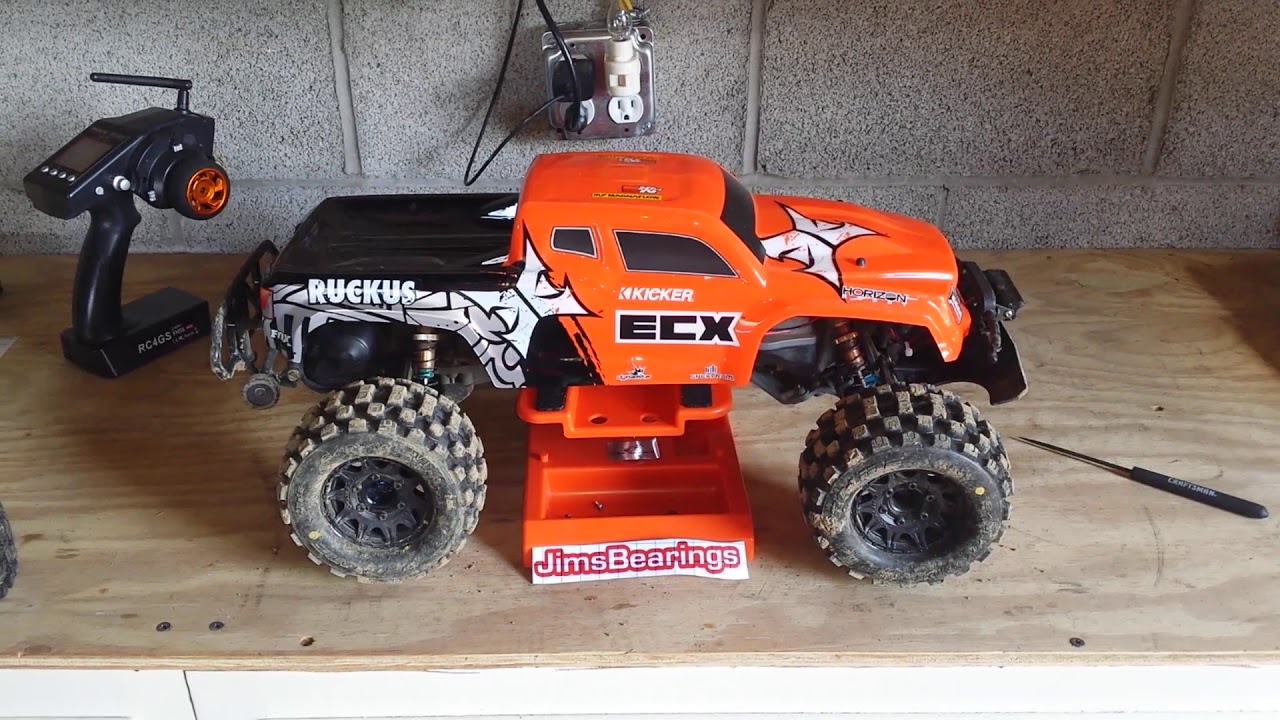 Most complete ECX Ruckus build on youtube