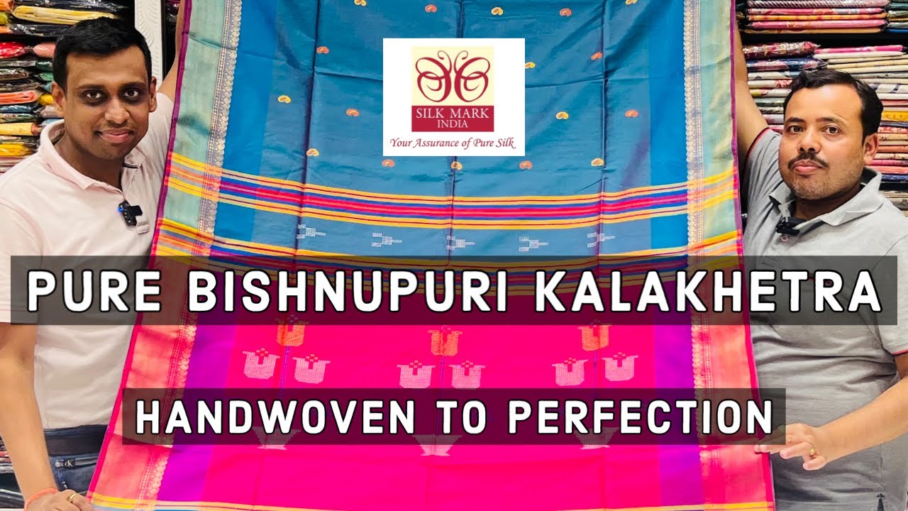 💯% PURE BISHNUPURI KALAKSHETRA | HANDWOVEN SILK SAREES FROM BENGAL | ADI INDIAN SILK HOUSE