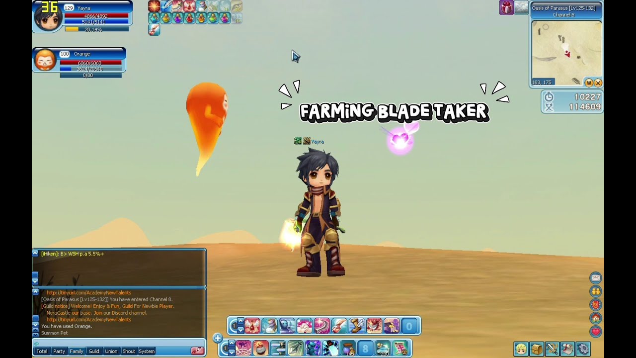 Celestia Luna online - Farming Oasis - Blade Taker