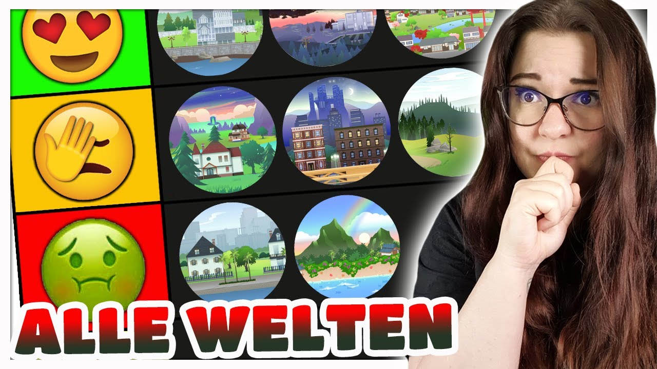 Ich ranke ALLE WELTEN die es gibt! (Stand: 2022) ● Die Sims 4 │ Misha KayKay