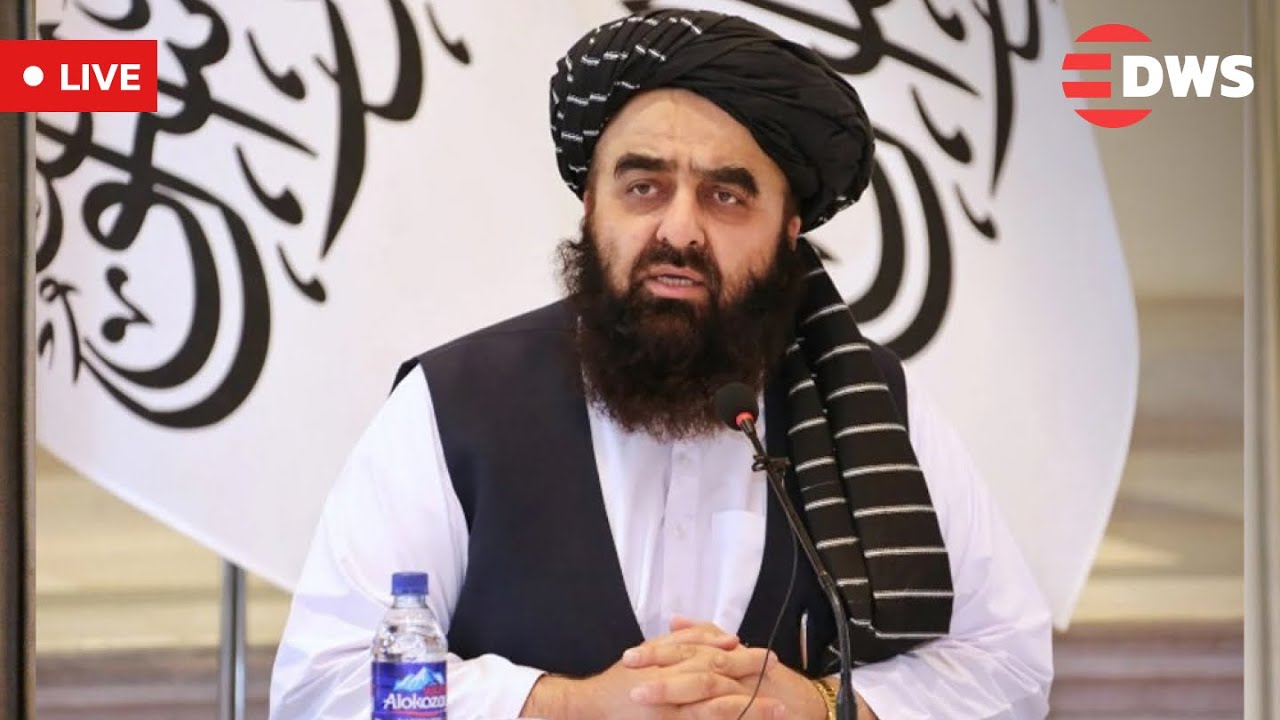 LIVE: Taliban Foreign Minister Holds Press Conference at Afghan Embassy in New Delhi  | AM1E