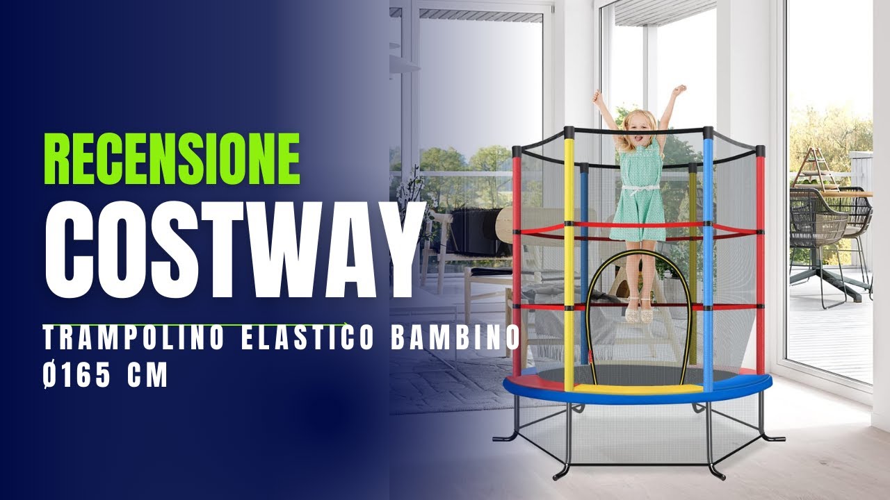 COSTWAY Trampolino Elastico Bambino Ø165 cm Recensione