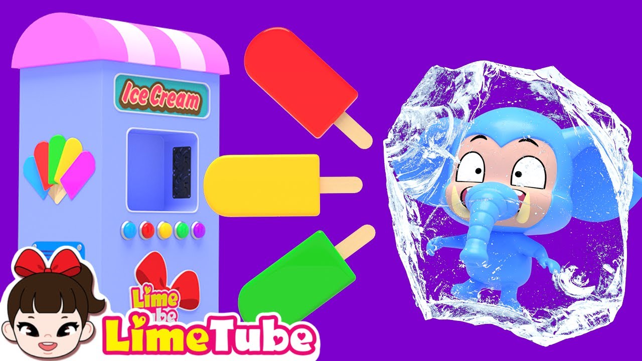 ¡Ups! ¡El elefante bebé se congeló después del helado! 🍦🧊 | Canciones infantiles Finger Family