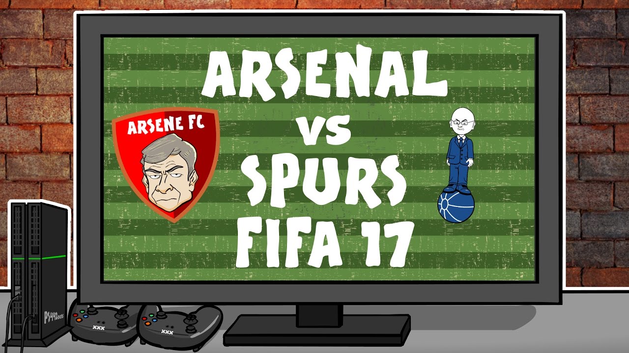 FIFA 17: Arsenal vs Tottenham! (Footballers Play FIFA 17 2016 North London Derby preview)