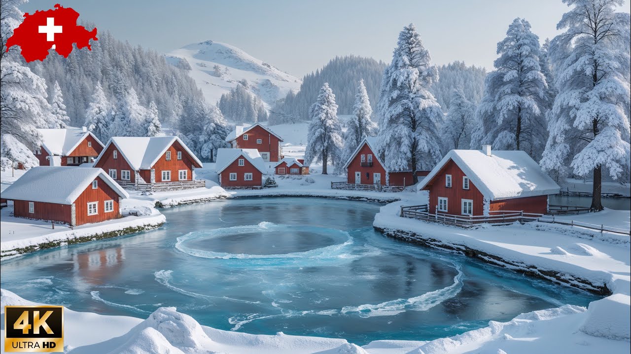 ❄️ Stoss Seeli Switzerland in 4K | Winter Wonderland & Stunning Snowy Landscapes of the Swiss Alps!