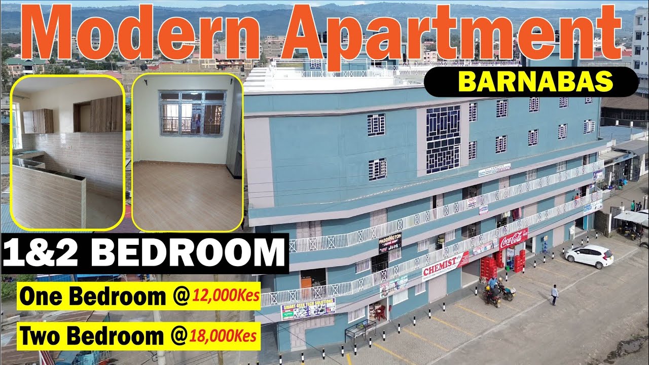 New Apartment By the Nakuru Nairobi Highway with 1 and 2 Bedrooms for Rent
