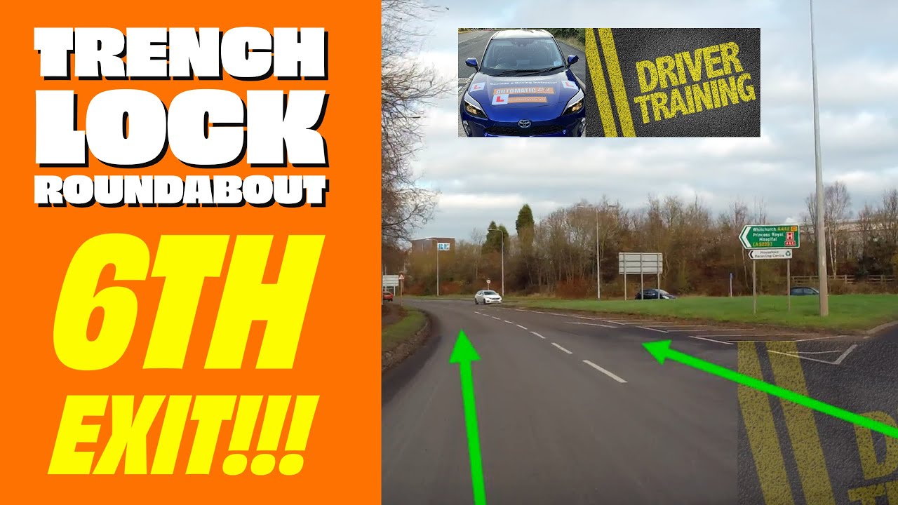 Dealing with multi lane roundabouts  Mastering Trench Lock Roundabout: taking the 6th Exit with Ease