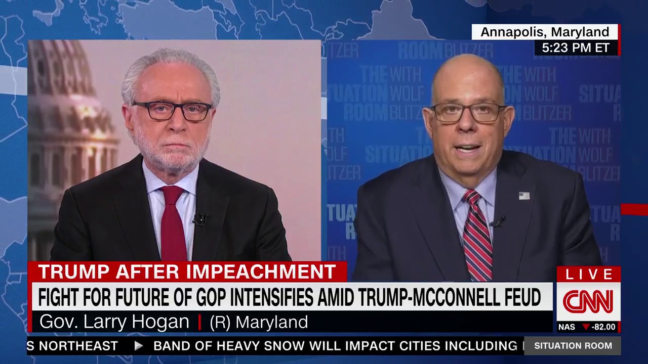 Governor Larry Hogan Joins The Situation Room With Wolf Blitzer