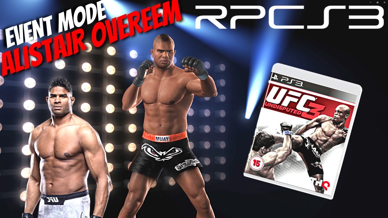 RPCS3 UFC UNDISPUTED 3 - Alistair Overeem - Event Mode [1440p 60FPS]