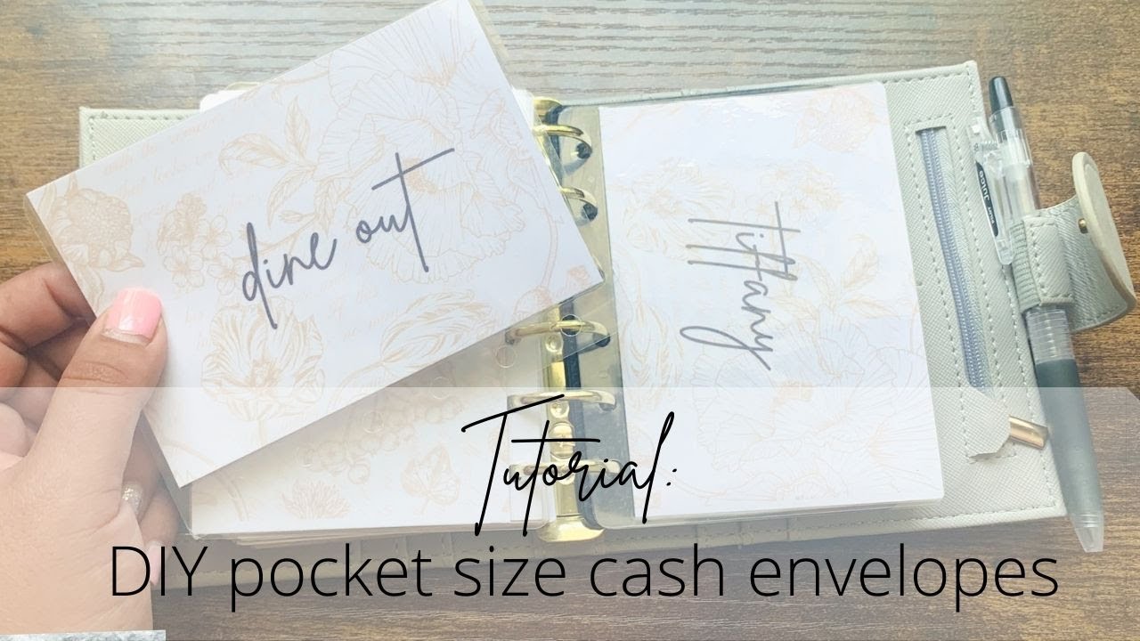TUTORIAL: DIY POCKET SIZE CASH ENVELOPES