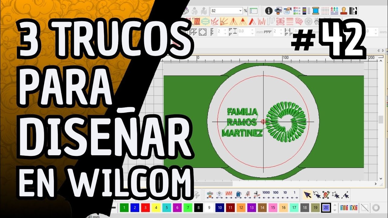 Trucos para diseñar en Wilcom ❌ Bastidores❌ Letras❌Ramificar
