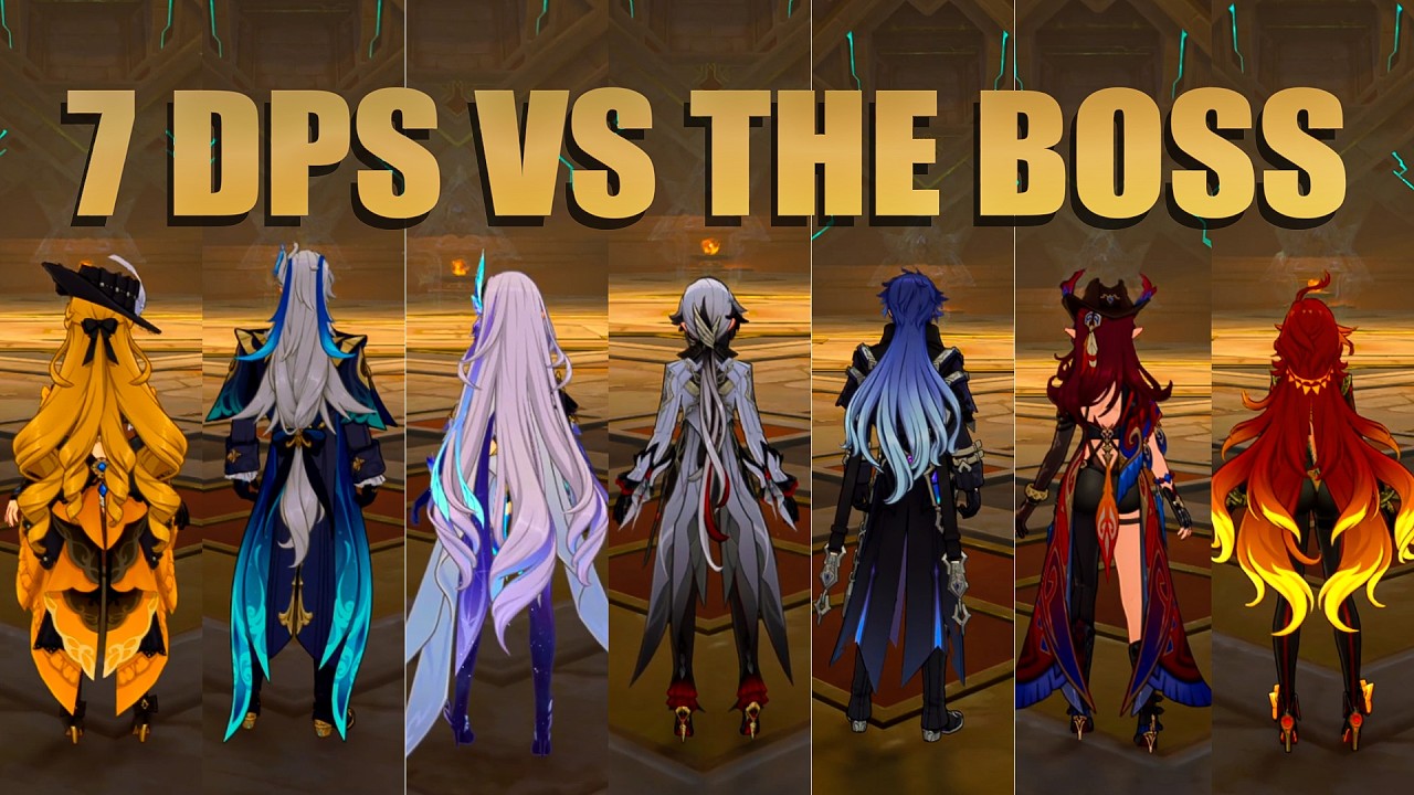 7 DPS I OWNED VS THE BOSS [Genshin Impact]