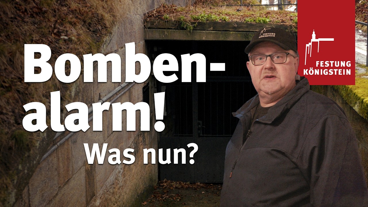 Streng geheim! Der Bombenschutzbunker auf der Festung K&ouml;nigstein | Wissensvideo