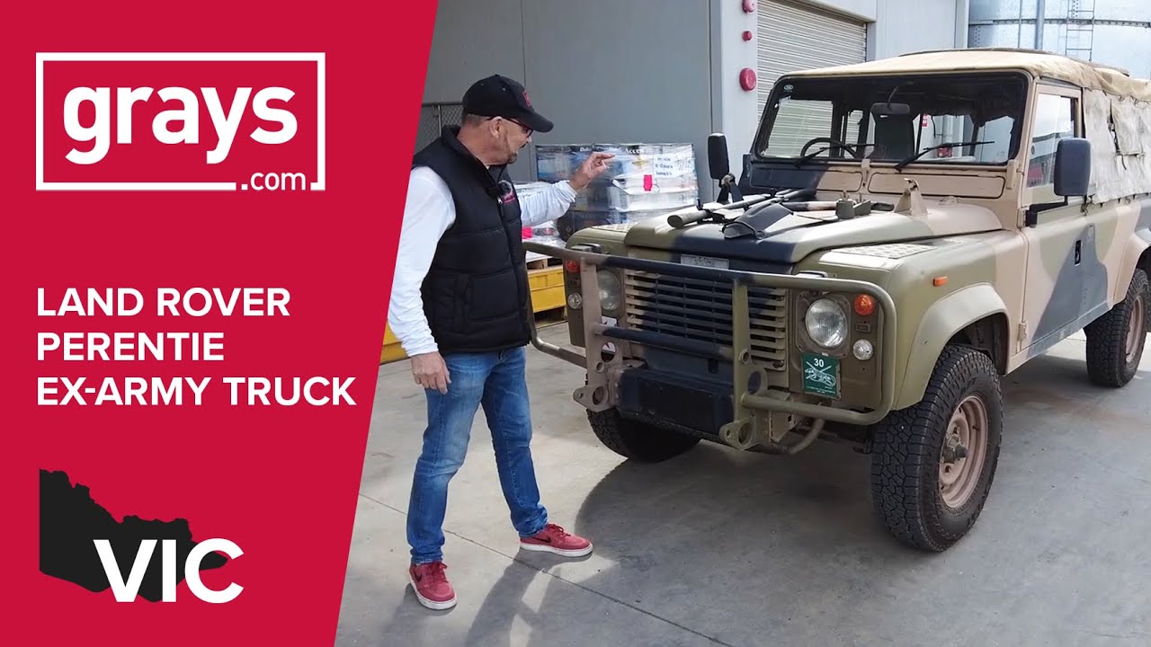 Imagine getting offroad in this genuine Ex-Army Land Rover Perentie - VIC