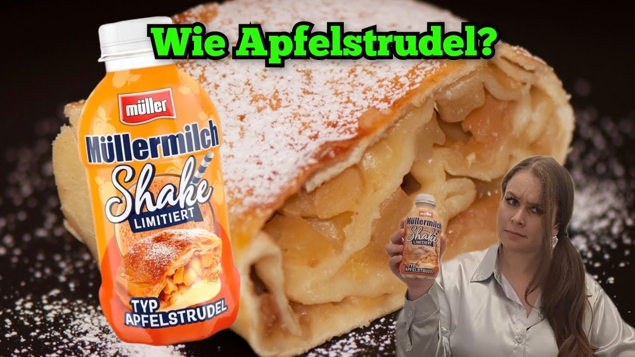 Apfelstrudel &ndash; Der neue M&uuml;llermilch Shake