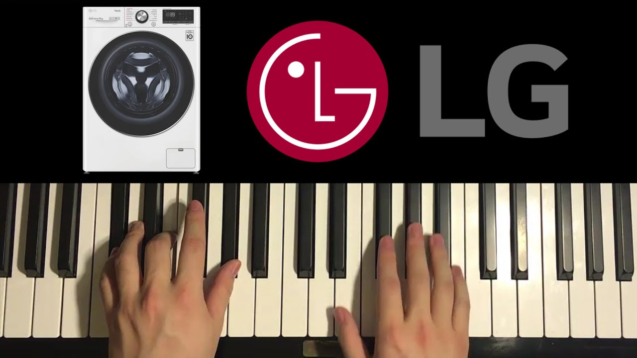 How To Play - LG Washing Machine End Tune (Piano Tutorial Lesson)