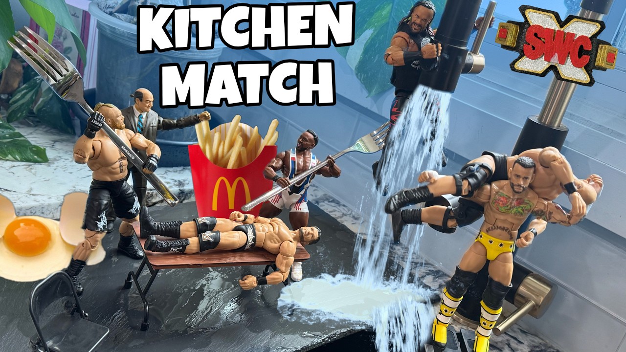 Матч из шести фигурок WWE KITCHEN! Чемпионат SWC Extreme!