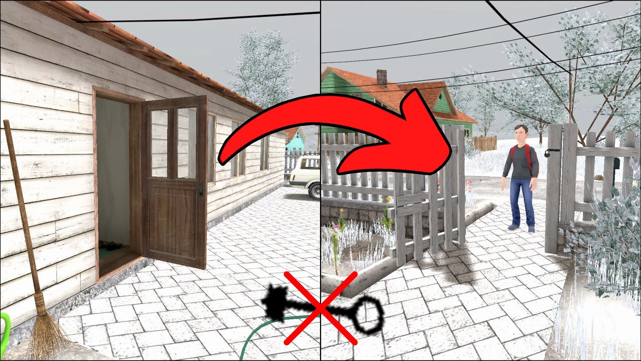 Andrew Unlocked Both The Main Gate & Front Door In Schoolboy Runaway Stealth V5.000