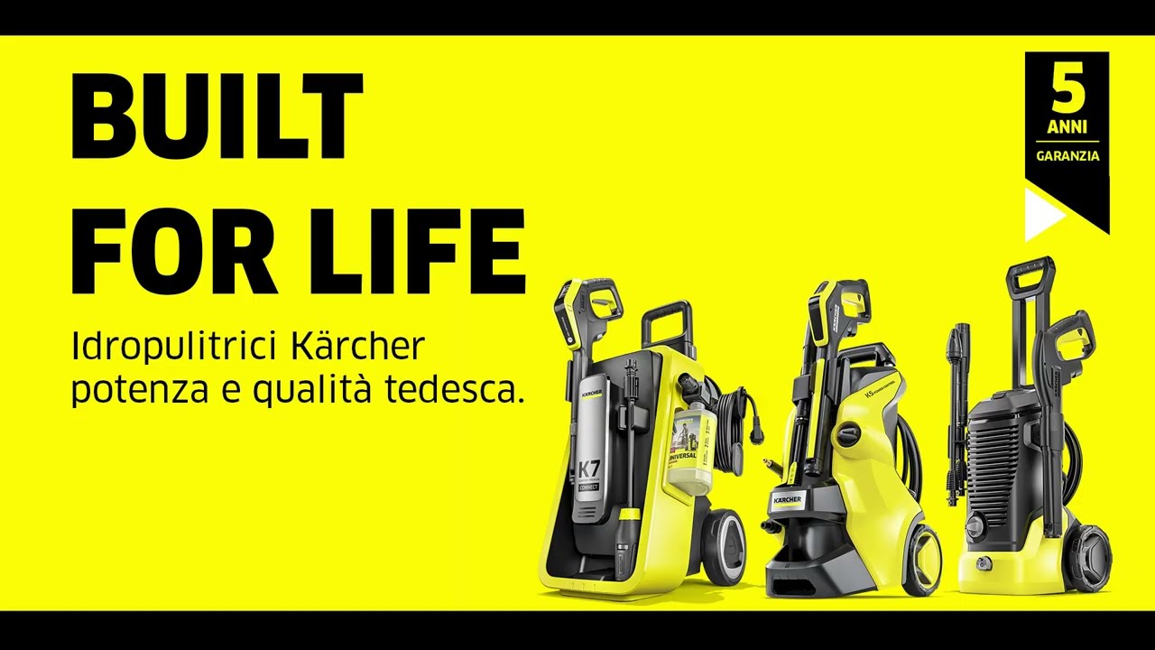 Built For LIFE - Idropulitrici Gamma Comfort Kärcher