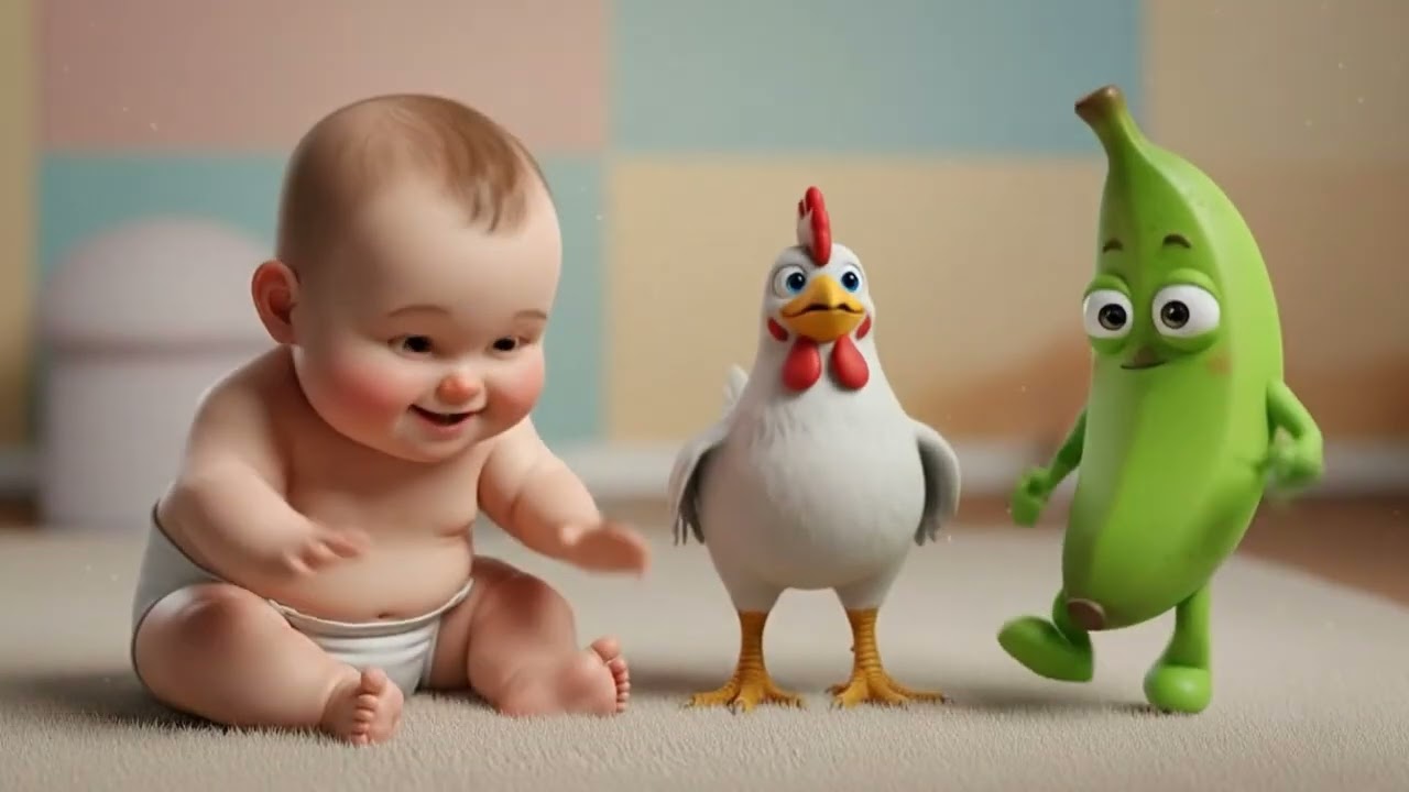 Chicken Banana Baby Dance – The Funniest 8s on YouTube! 🐔🍌👶✨