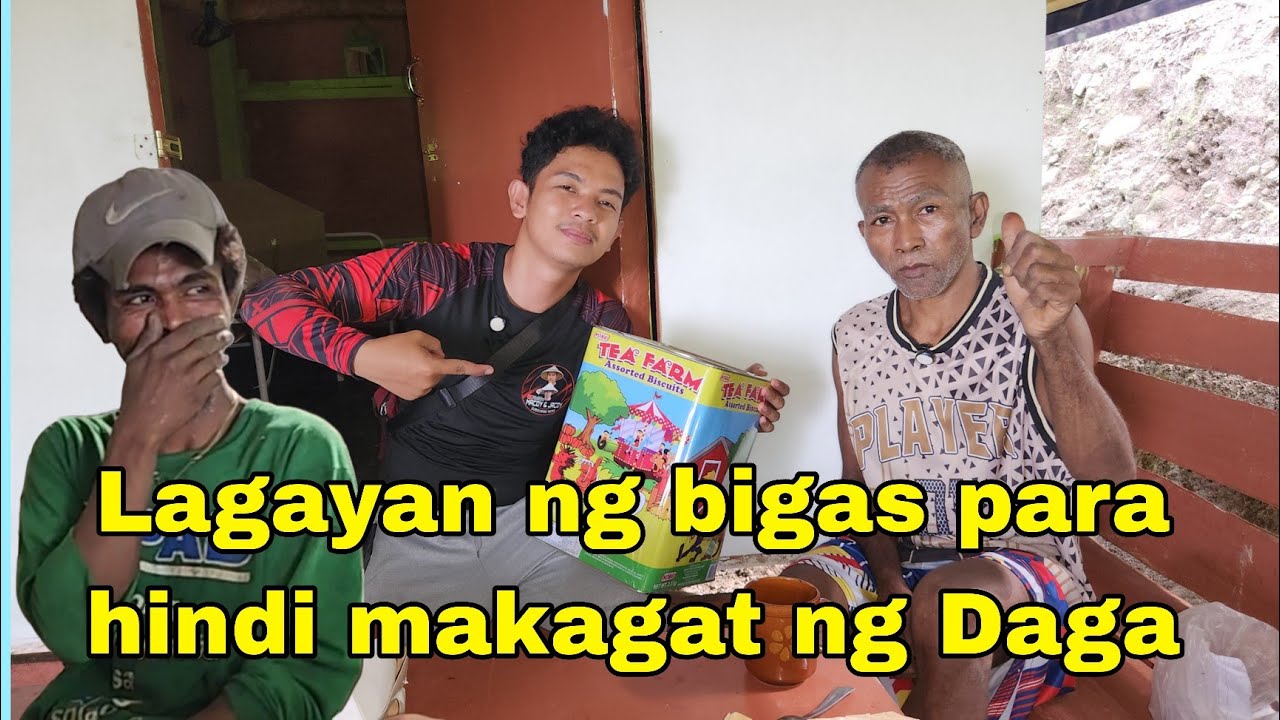 DINALHAN NAMIN NG BISKWIT SI TATAY RONNIE AT PARA MAY PAGLAGYAN NG BIGAS