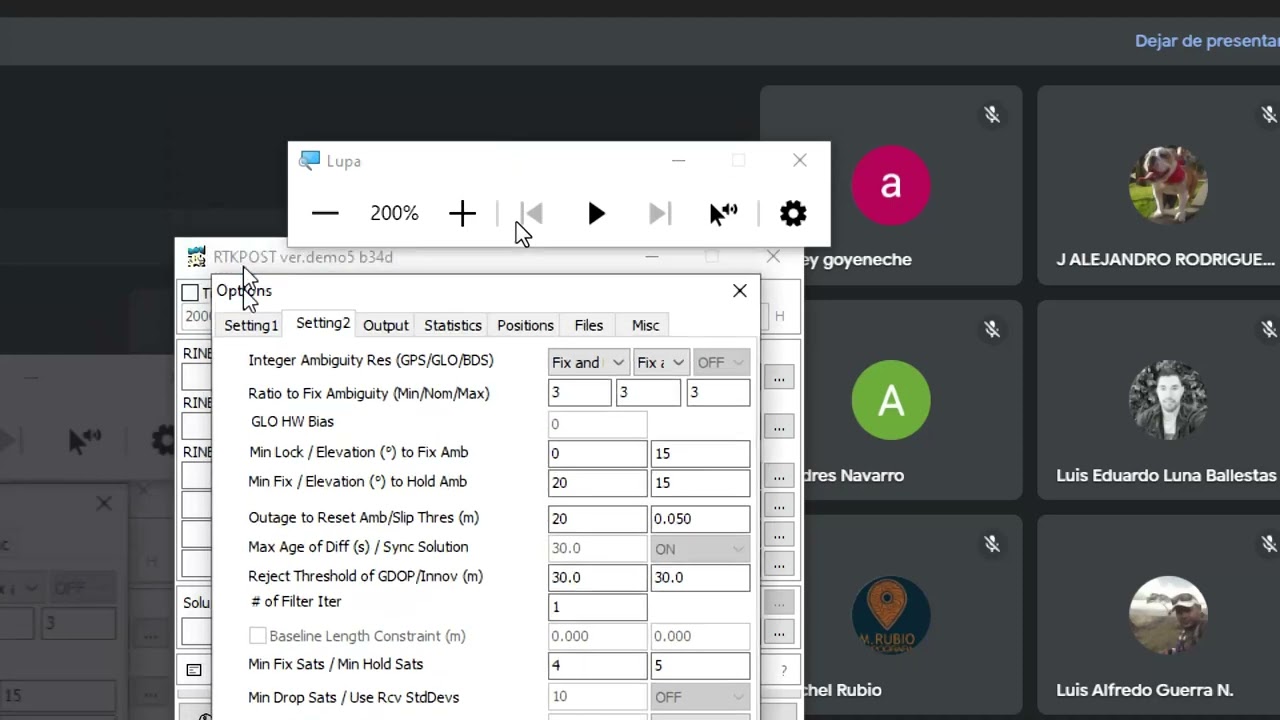 Analisis de exactitud PPP RTK LIB 2 horas comparado con PPP canada 60 horas